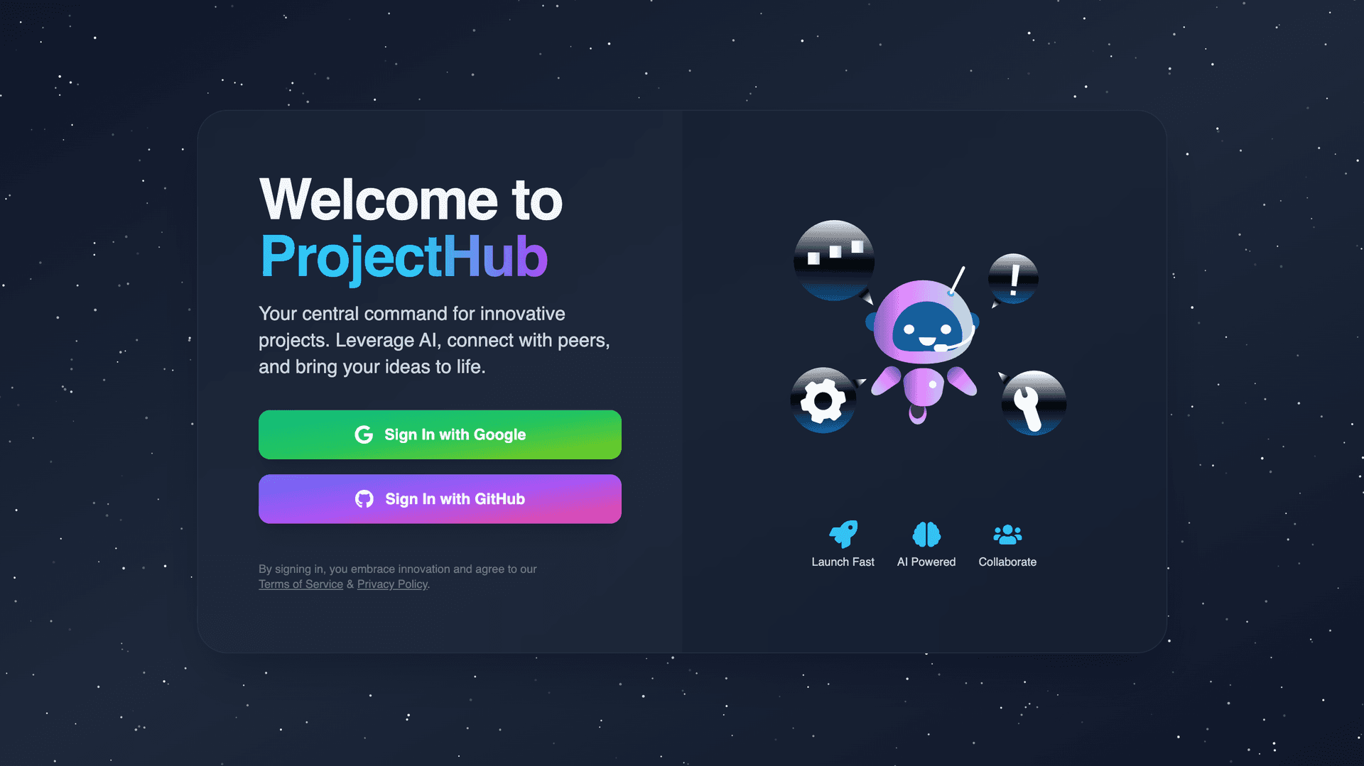Project Hub preview